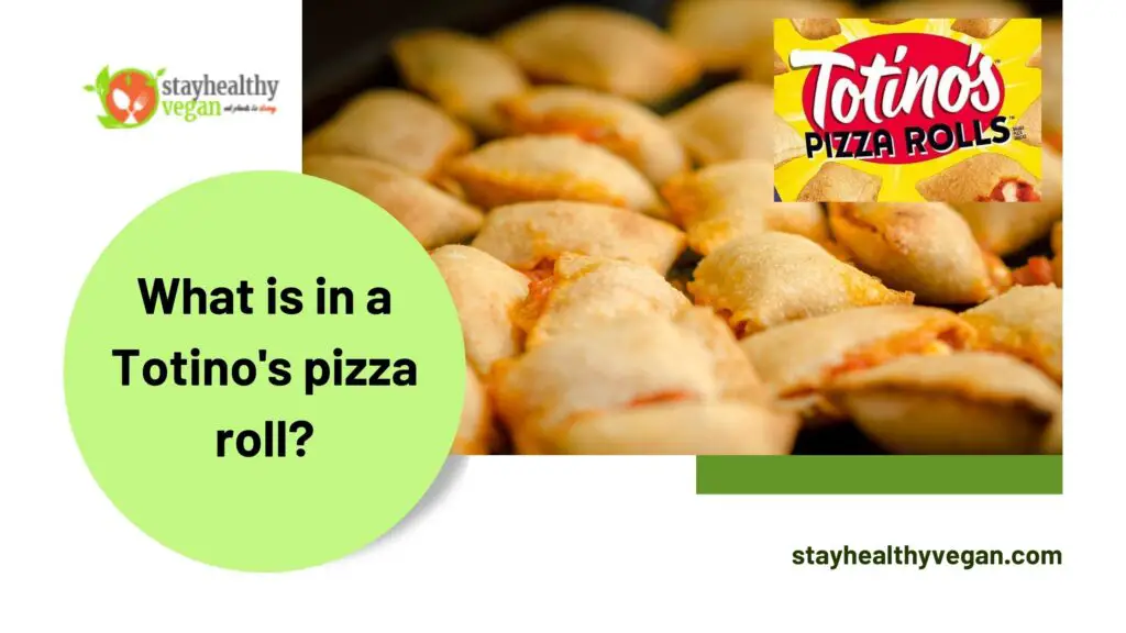 What is in a Totino's pizza roll?
