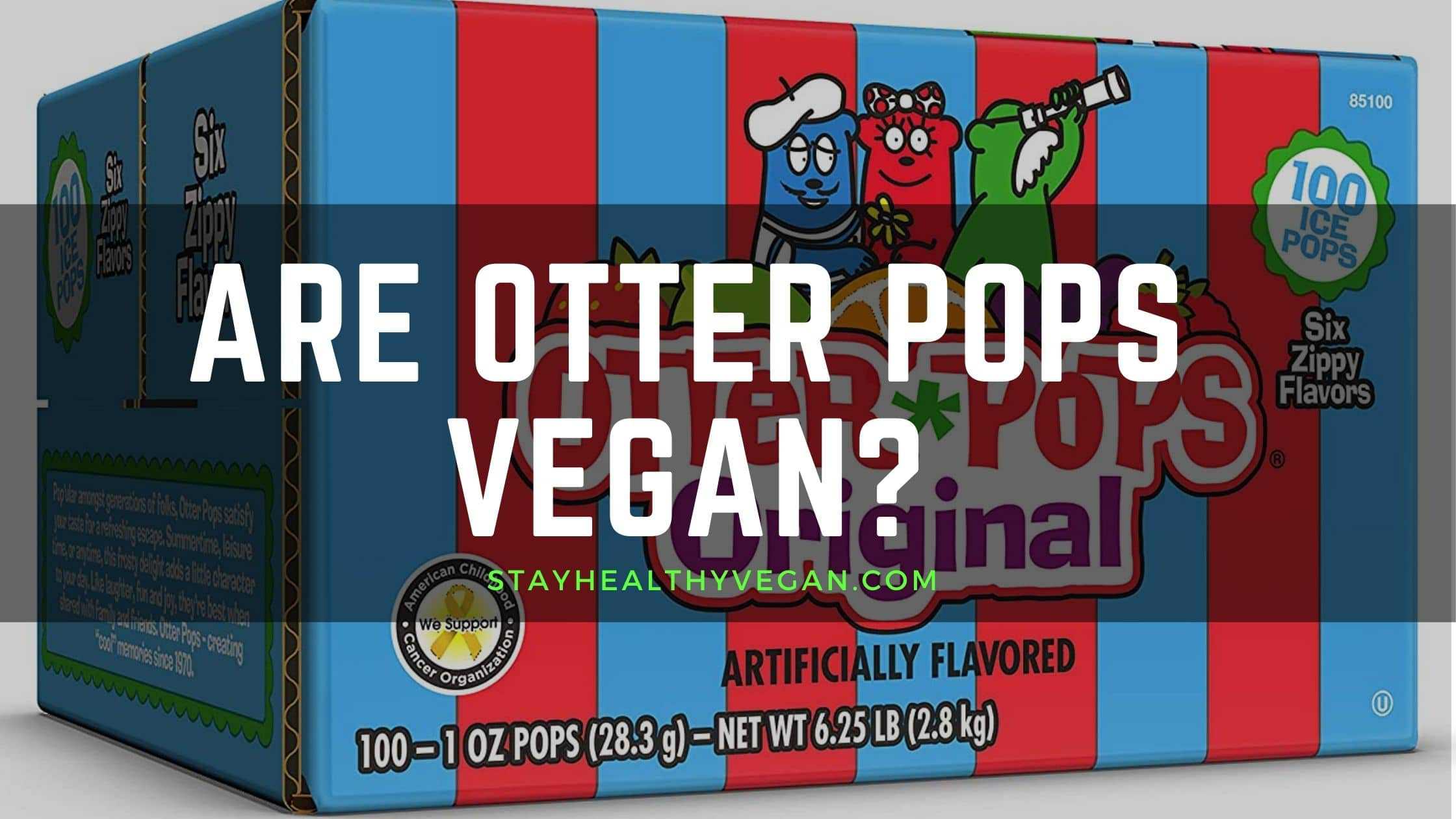 Are Otter Pops Vegan