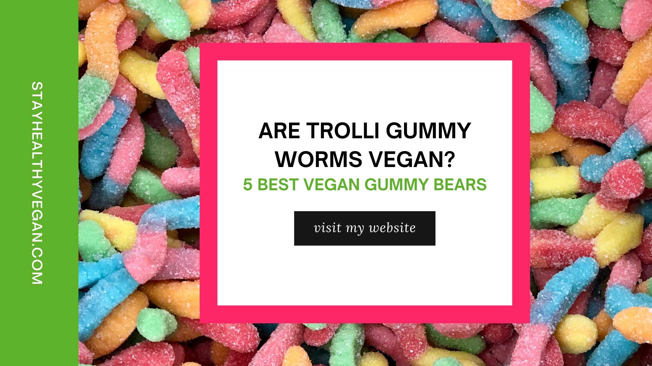are trolli gummy worms vegan