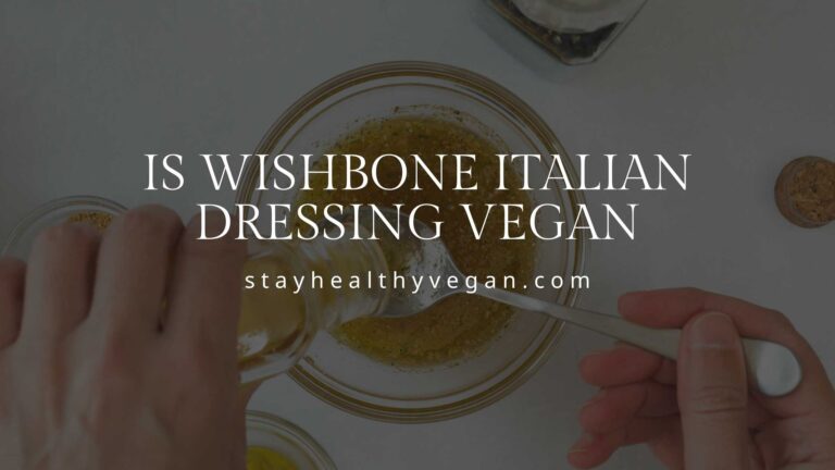 Is Wishbone Italian Dressing Vegan