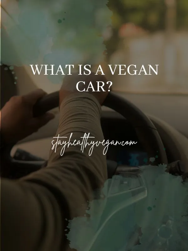 What is a Vegan Car