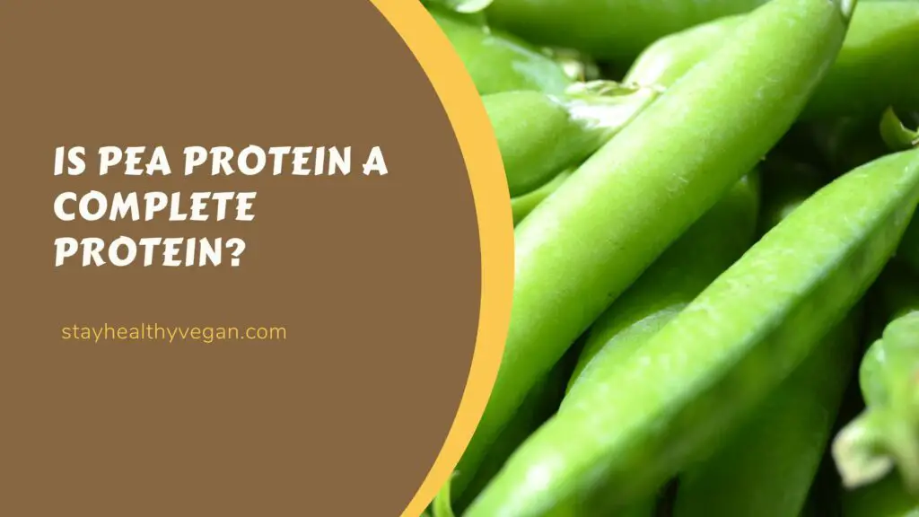 Is Pea Protein a Complete Protein