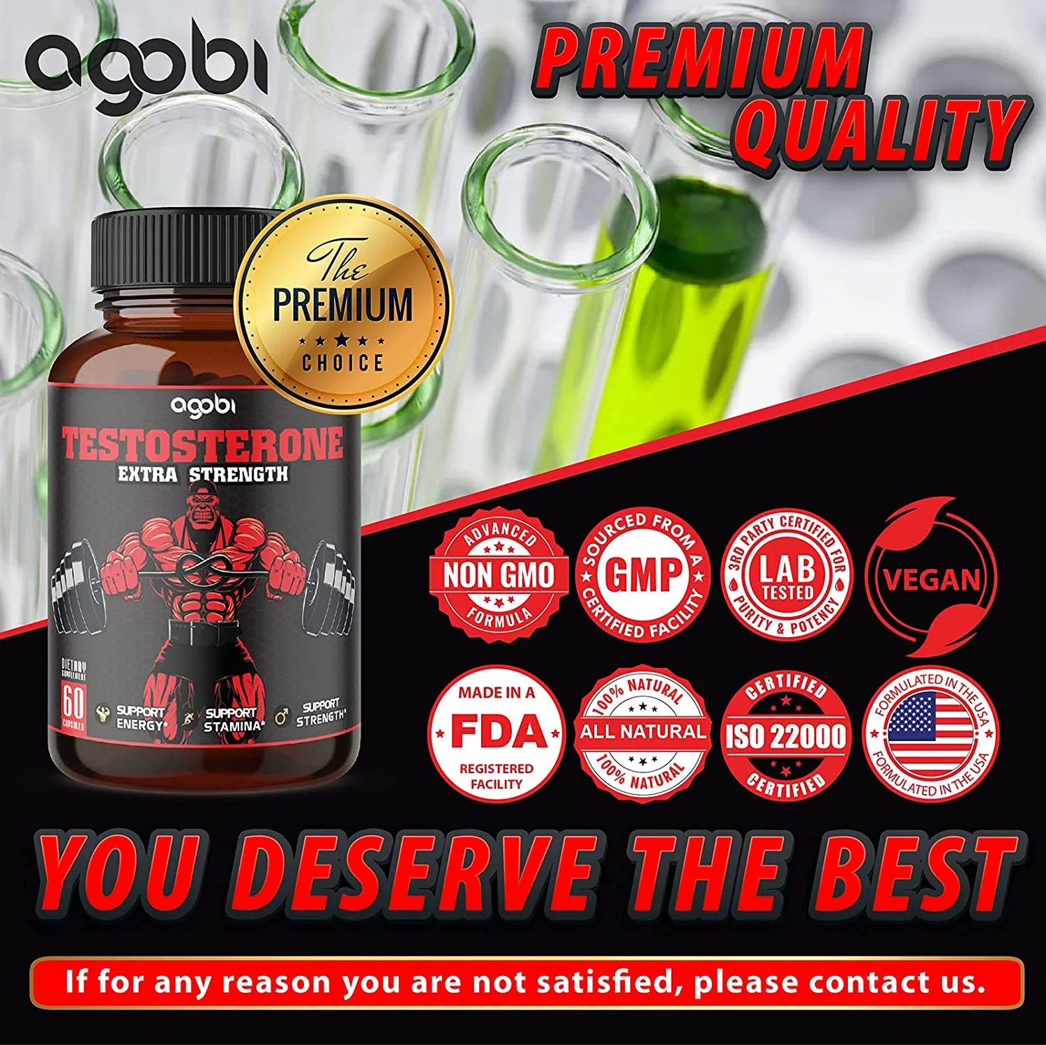 agobi Herbal Test Support for Male Supplement stayhealthyvegan