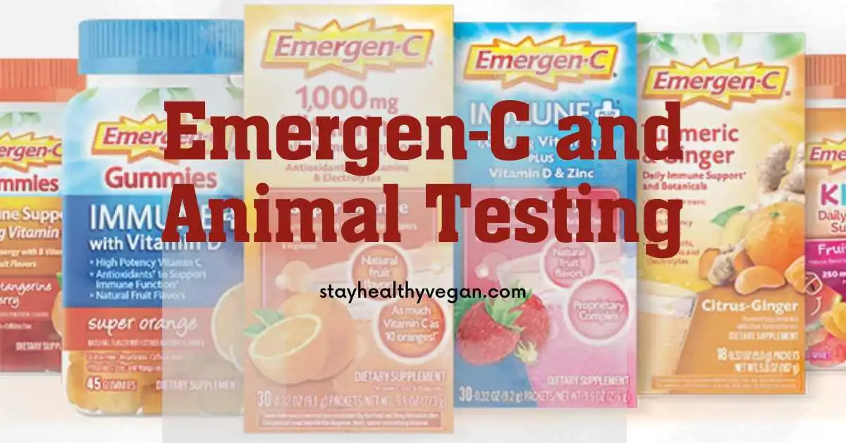 Emergen-C and Animal Testing